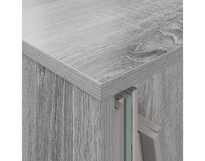 Sonata H Етажерка за списания Сив Сонома 35 x 30 x 45 см