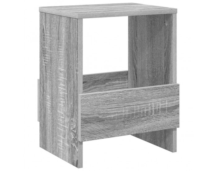 Sonata H Етажерка за списания Сив Сонома 35 x 30 x 45 см