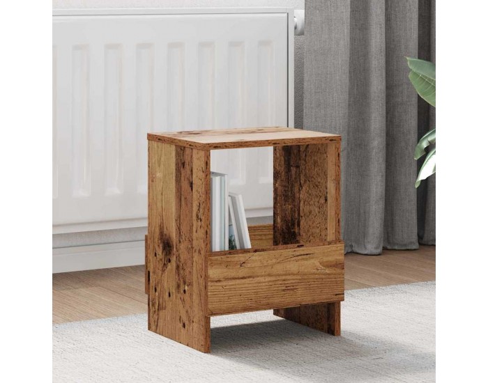 Sonata H Етажерка за списания Старо дърво 35 x 30 x 45 см