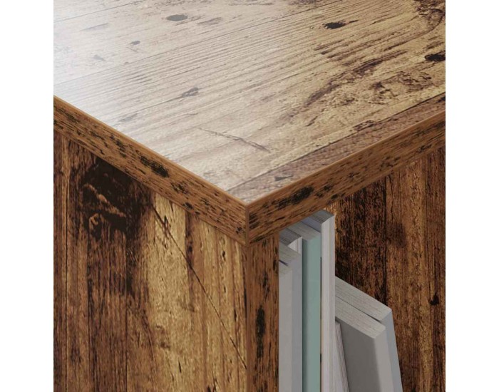 Sonata H Етажерка за списания Старо дърво 35 x 30 x 45 см