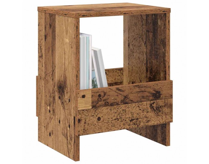 Sonata H Етажерка за списания Старо дърво 35 x 30 x 45 см