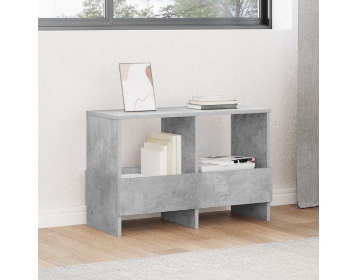 Sonata H Етажерка за списания Циментено сиво 68,5 x 30 x 45 см