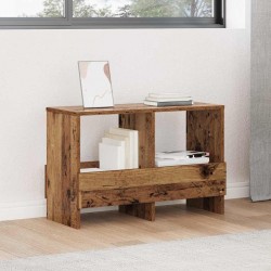 Sonata H Етажерка за списания Старо дърво 68,5 x 30 x 45 см - Изтривалки и Поставки за чадъри