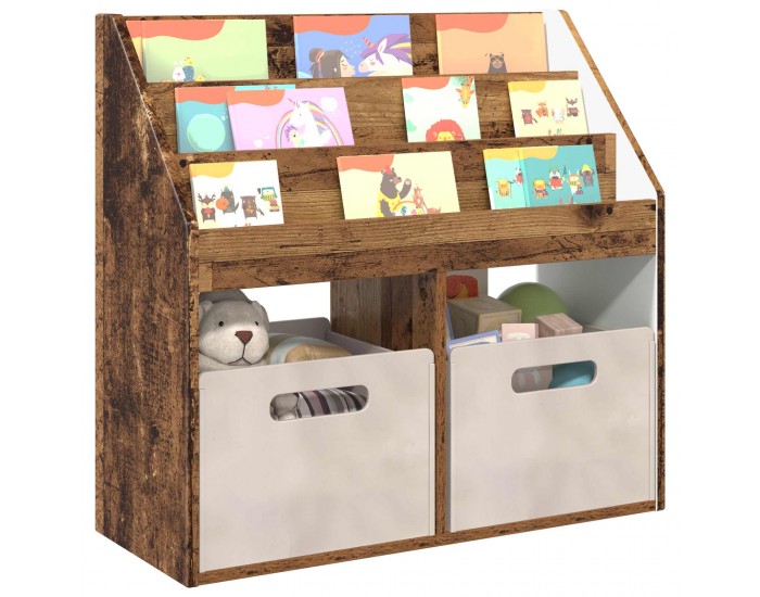 Sonata H Детска рафт за книги Старо дърво 72,5 x 29,5 x 69 см