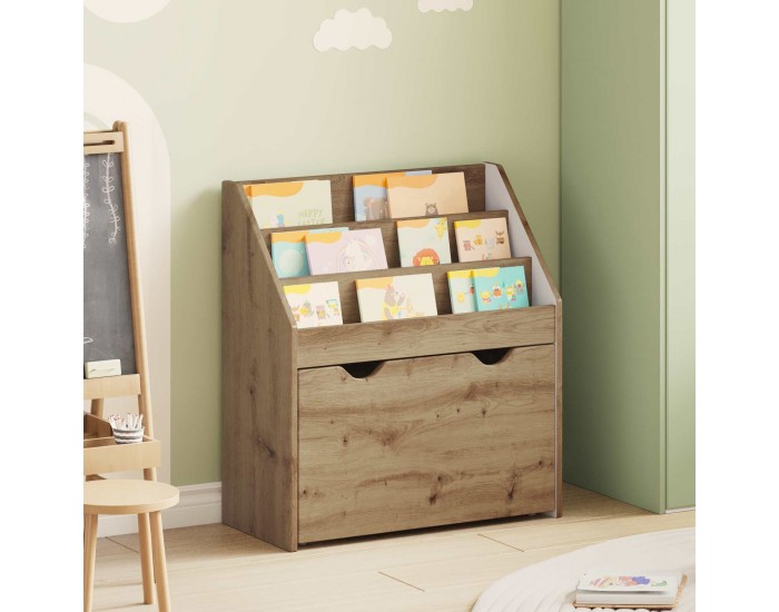 Sonata H Детска рафт за книги Дъб 60 x 29,5 x 69 см Инженерно дърво