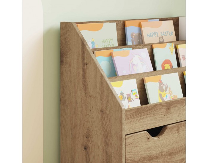 Sonata H Детска рафт за книги Дъб 60 x 29,5 x 69 см Инженерно дърво