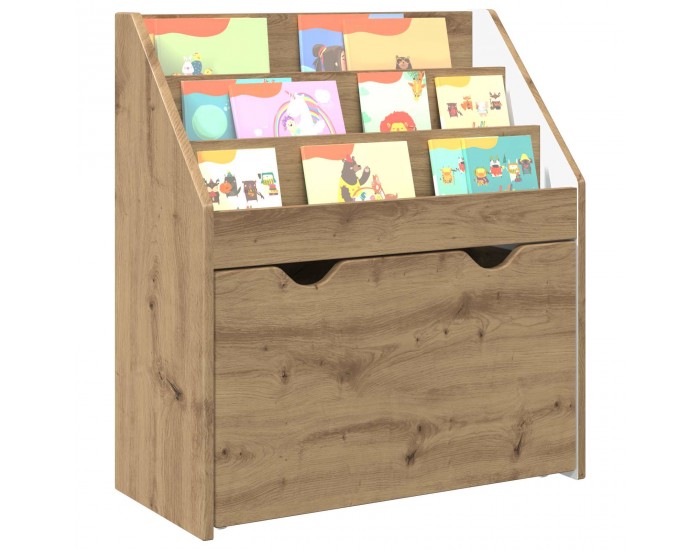 Sonata H Детска рафт за книги Дъб 60 x 29,5 x 69 см Инженерно дърво