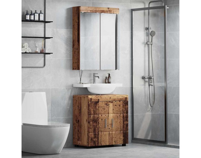 Sonata H Комплект мебели за баня TULUM Старо дърво Инженерно дърво