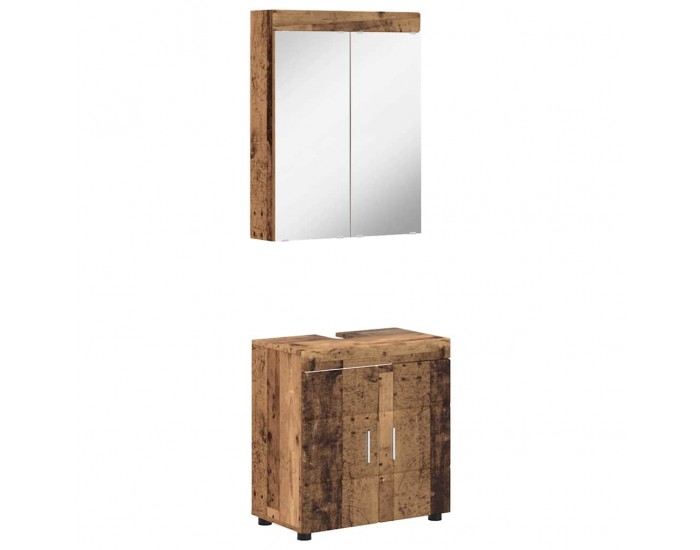 Sonata H Комплект мебели за баня TULUM Старо дърво Инженерно дърво