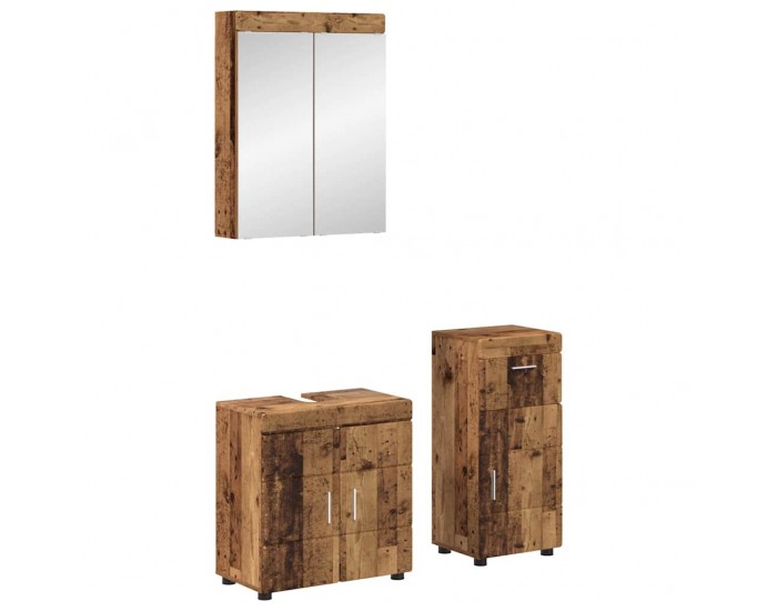 Sonata H Комплект мебели за баня TULUM Старо дърво Инженерно дърво