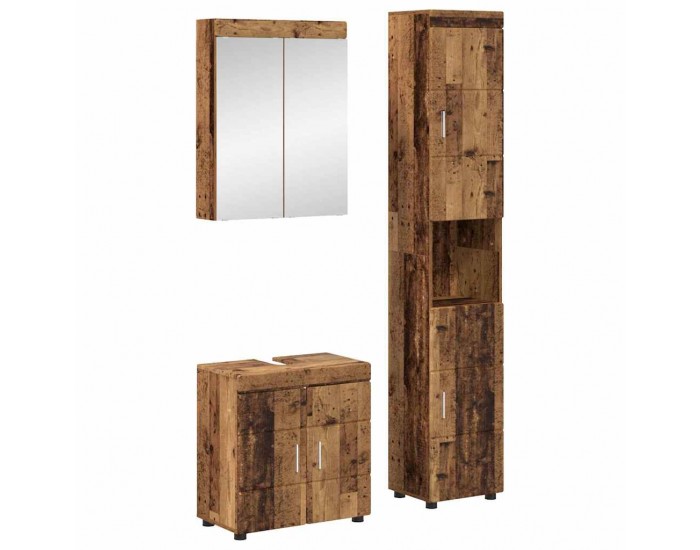 Sonata H Комплект мебели за баня TULUM Старо дърво Инженерно дърво