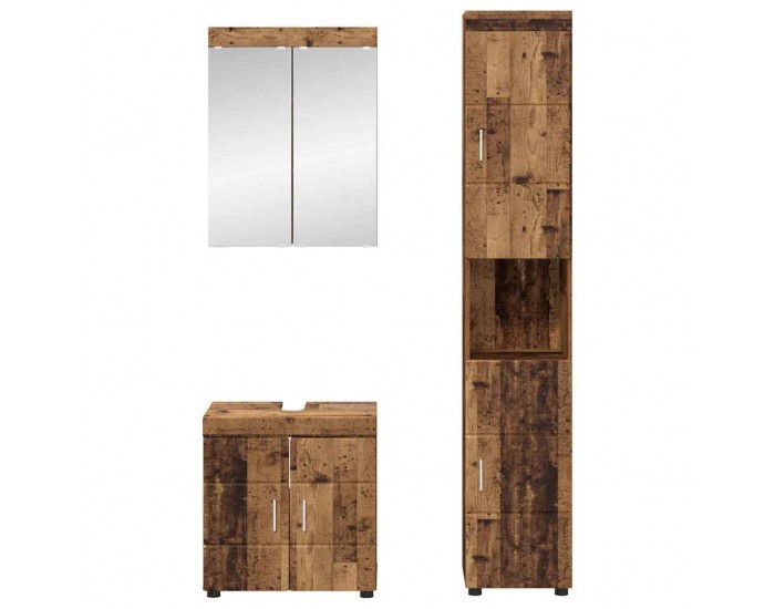 Sonata H Комплект мебели за баня TULUM Старо дърво Инженерно дърво