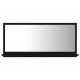 Sonata H Огледало за баня, черно, 80x10,5x37 см, ПДЧ
