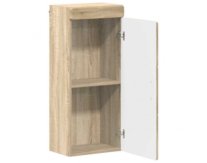 Sonata H Банен стенен шкаф с рафт TULUM Сонома дъб 37 x 24,5 x 86 см