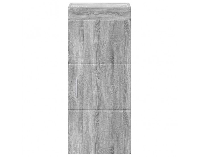 Sonata H Банен стенен шкаф с рафт TULUM Сив Сонома 37 x 24,5 x 86 см