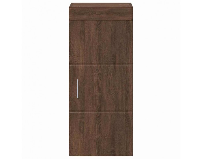 Sonata H Банен стенен шкаф с рафт TULUM Кафяв дъб 37 x 24,5 x 86 см