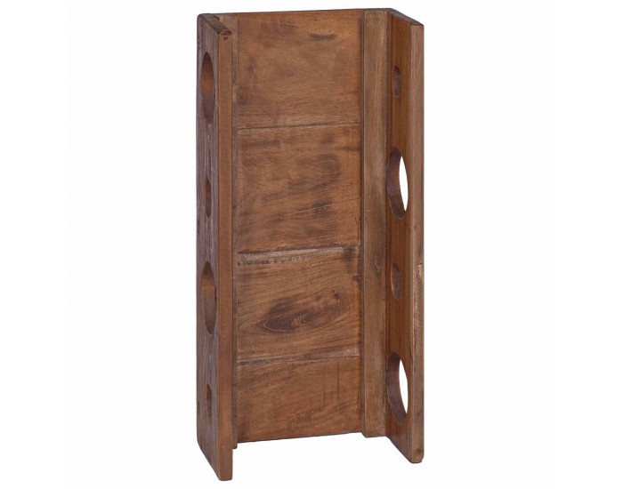 Sonata H Стелаж Кафяво 24 х 13 х 54 см Масивно махагоново дърво