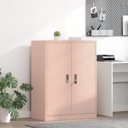 Sonata H Шкаф за съхранение Розово 80 x 40 x 105 см Стомана - Шкафове, Витрини, Модулни секции