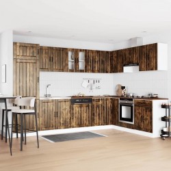 Sonata H Кухненски шкаф със съхранение Lucca Димян дъб 80 x 46 x 81,5 см - Модулни кухни