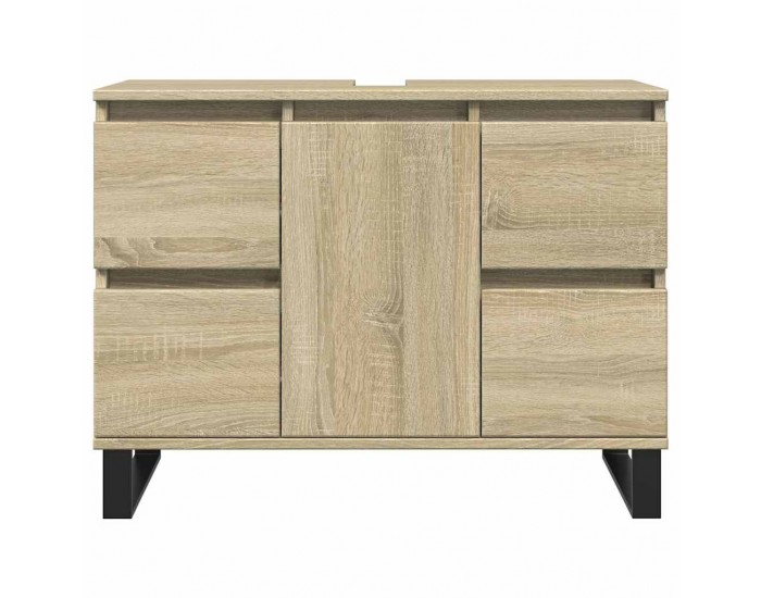 Sonata H Шкаф за баня, дъб сонома, 80x33x60 см, инженерно дърво