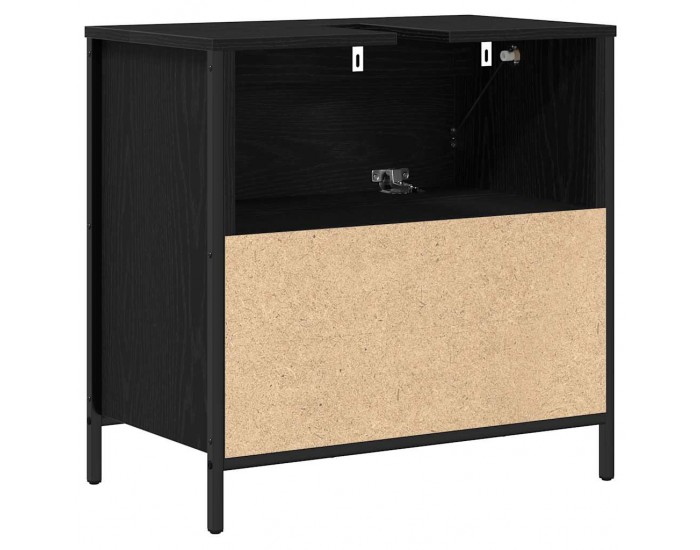 Sonata H Шкаф за баня с чекмеджета Черен дъб 60x34,5x60 cm