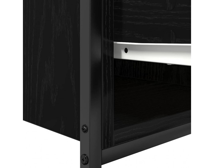 Sonata H Шкаф за баня с чекмеджета Черен дъб 60x34,5x60 cm