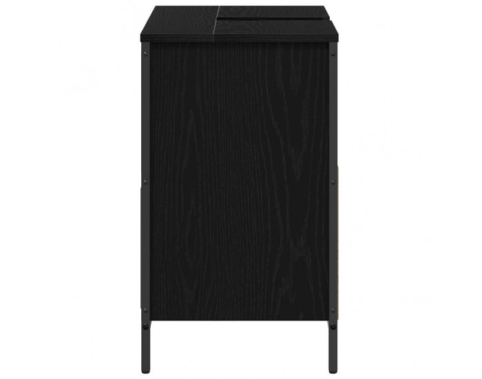 Sonata H Шкаф за баня с чекмеджета Черен дъб 60x34,5x60 cm