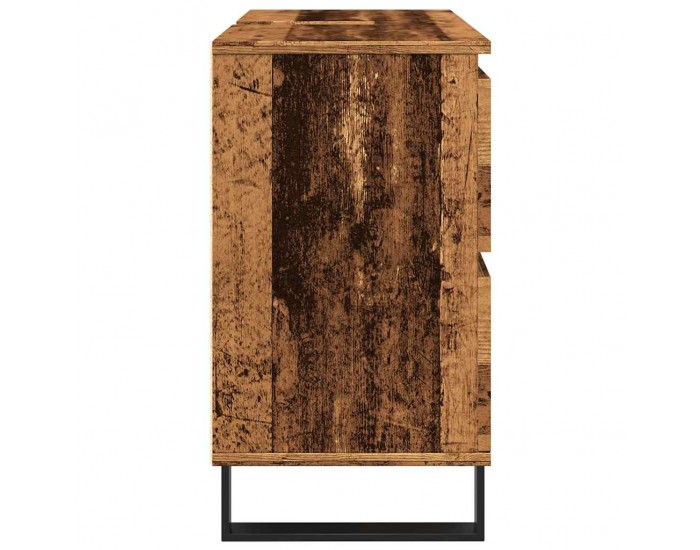 Sonata H Шкаф за мивка в банята Старо дърво 80x33x60 cm