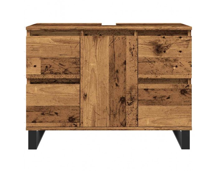 Sonata H Шкаф за мивка в банята Старо дърво 80x33x60 cm