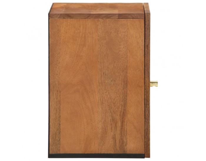 Sonata H Стенен шкаф за баня 38x33x48 см масивно мангово дърво