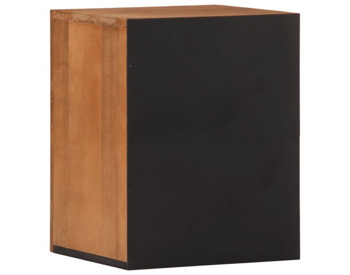 Sonata H Стенен шкаф за баня 38x33x48 см масивно мангово дърво