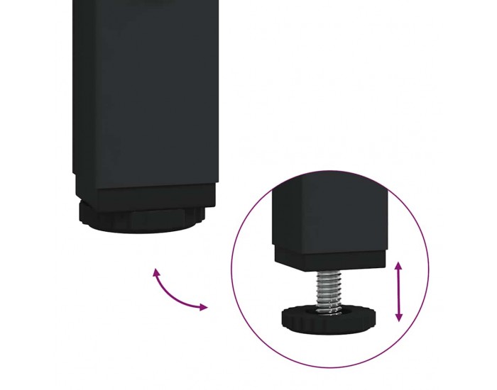 Sonata H Стенен шкаф за баня с огледало опушен дъб 60x21x60 cm