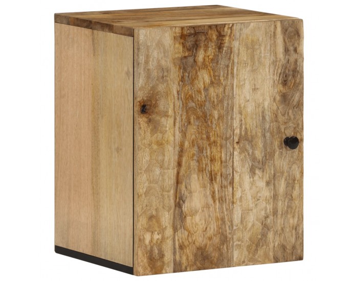 Sonata H Стенен шкаф за баня 38x33x48 см масивно мангово дърво