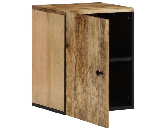 Sonata H Стенен шкаф за баня 38x33x48 см масивно мангово дърво