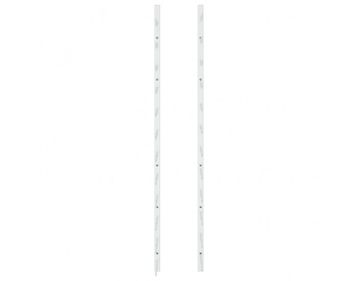 Sonata H Стойка за вино за 24 бутилки, стенен монтаж, бяла, желязо