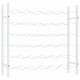 Sonata H Стойка за вино за 36 бутилки, бяла, метална
