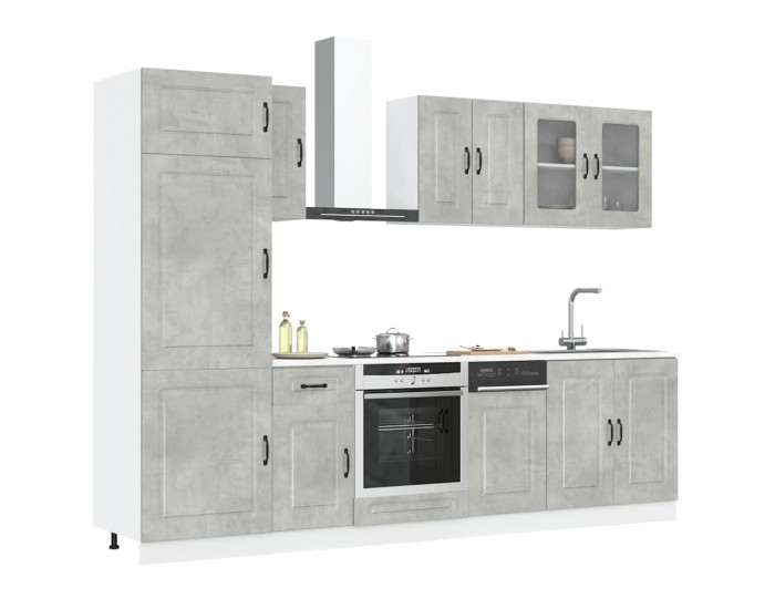 Sonata H Комплект кухненски шкафове от 8 части Kalmar, инженерно дърво