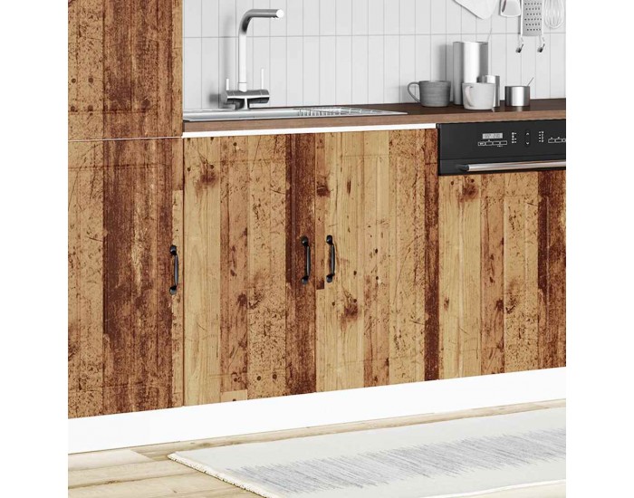 Sonata H Шкаф за мивка, Lucca, старо дърво, инженерно дърво