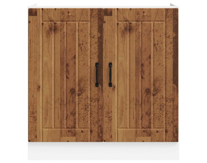 Sonata H Шкаф за мивка, Lucca, старо дърво, инженерно дърво