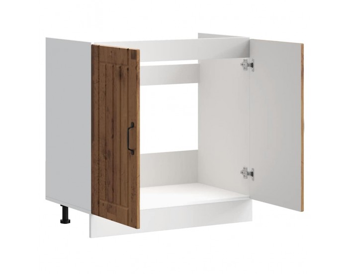 Sonata H Шкаф за мивка, Lucca, старо дърво, инженерно дърво