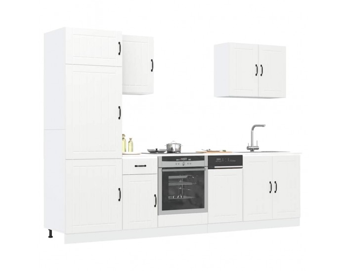 Sonata H Комплект кухненски шкафове от 7 части Lucca, инженерно дърво