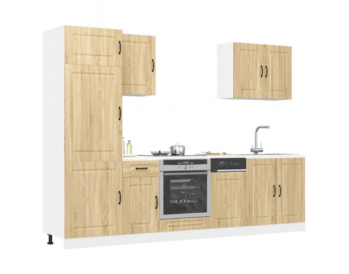Sonata H Комплект кухненски шкафове от 7 части Kalmar, инженерно дърво