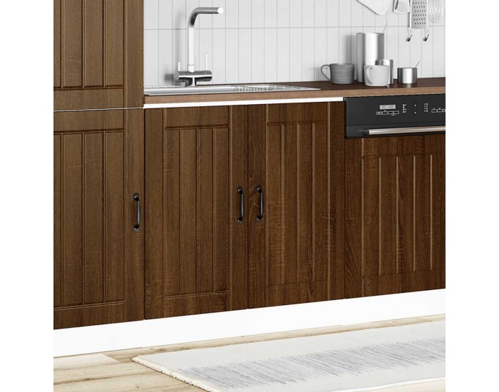 Sonata H Шкаф за мивка, Lucca, кафяв дъб, инженерно дърво