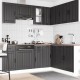 Sonata H Комплект кухненски шкафове от 11 части Lucca, инженерно дърво
