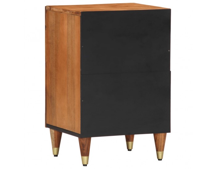 Sonata H Шкаф за баня 38x33x58 см масивно мангово дърво