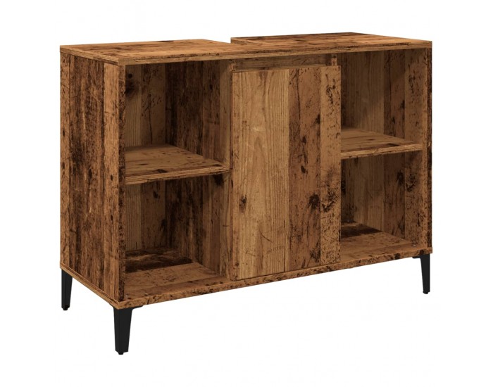 Sonata H Шкаф за мивка, старо дърво, 80x33x60 см, инженерно дърво