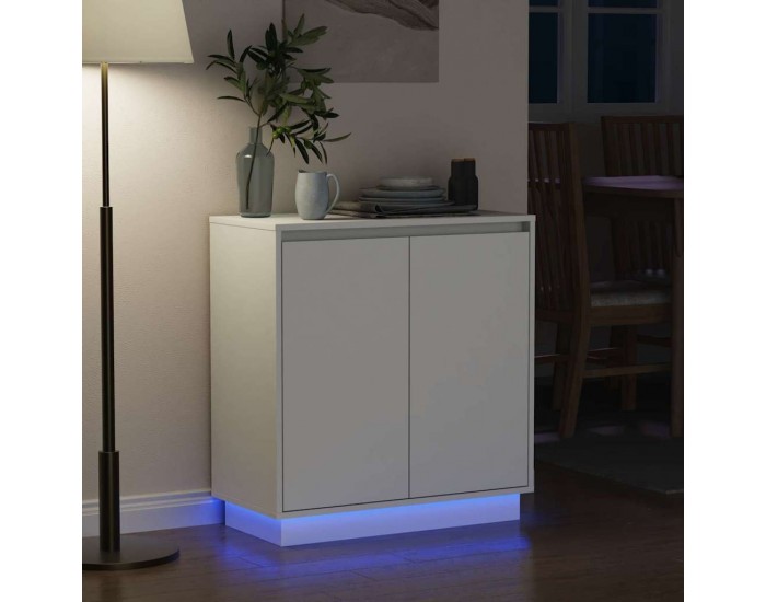 Sonata H Шкафче с рафт с врата Бяло 71 x 34.5 x 75 см Инженерно дърво