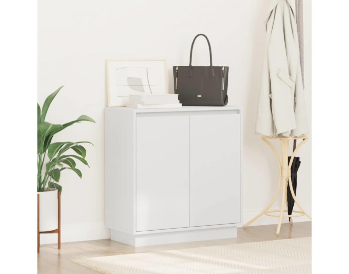 Sonata H Шкафче с рафт с врата Бяло 71 x 34.5 x 75 см Инженерно дърво