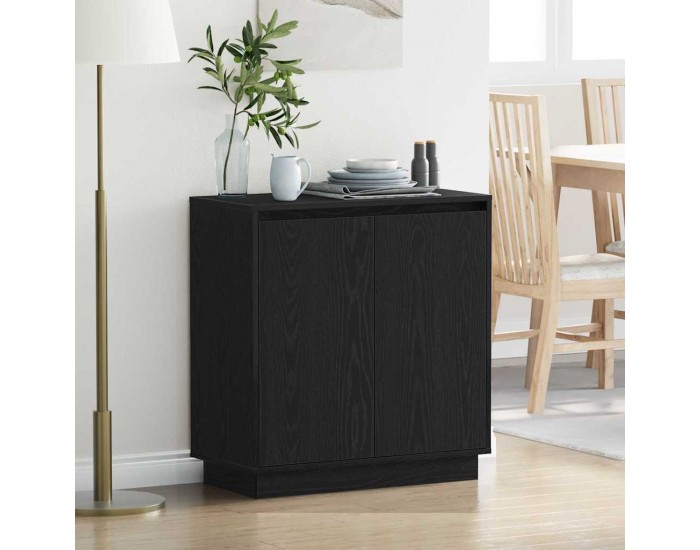 Sonata H Шкафче с рафт Черния дъб 71 x 34.5 x 75 см Инженерно дърво