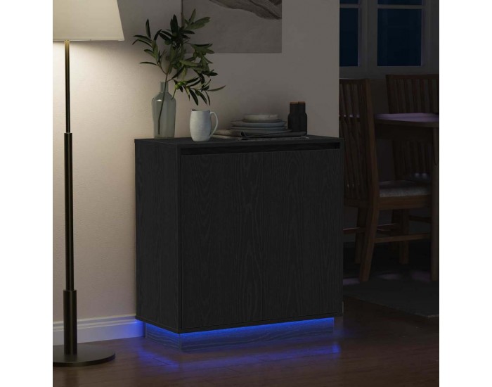 Sonata H Шкафче с рафт Черния дъб 71 x 34.5 x 75 см Инженерно дърво